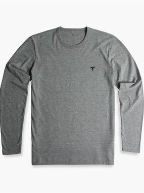 Tesla Men's 3D T Logo Long Sleeve Tee - Size Medium
